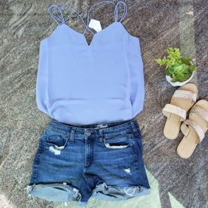 Naked Zebra Triple Spaghetti Tank top